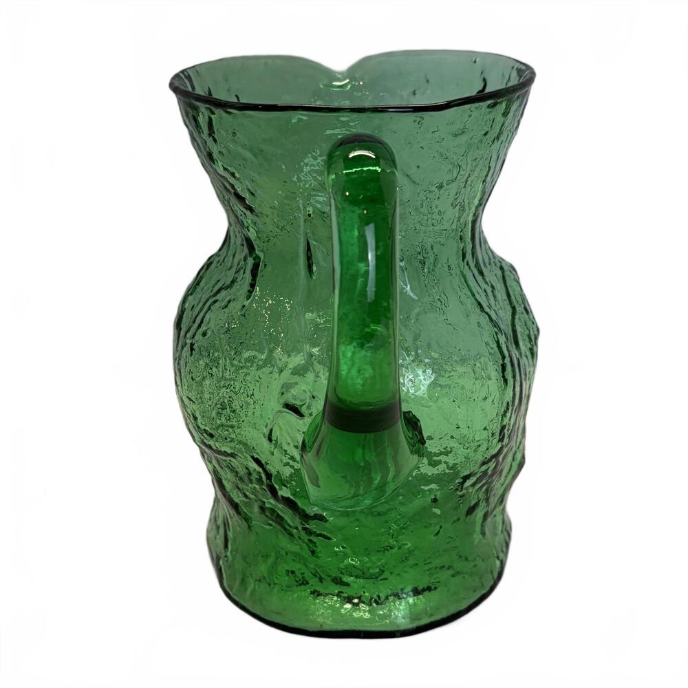 Vintage emerald green glass pitcher by Indiana Glass Company. - Picture 4 of 9